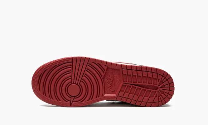 Кроссовки Air Jordan 1 Low GS «Reverse Black Toe» белый