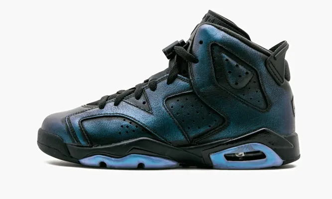 Кроссовки Air Jordan 6 Retro As Bg «All-star - Chameleon» черный