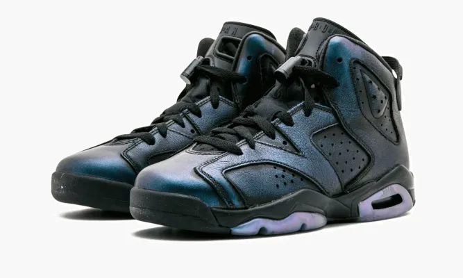 Кроссовки Air Jordan 6 Retro As Bg «All-star - Chameleon» черный