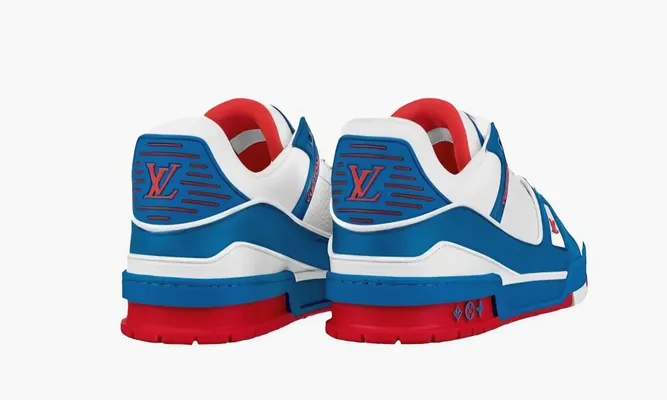 Кроссовки Louis Vuitton Trainer «Blue» синий