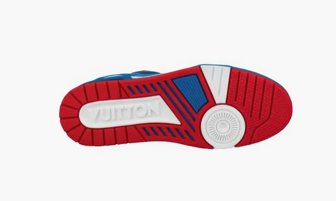 Кроссовки Louis Vuitton Trainer «Blue» синий