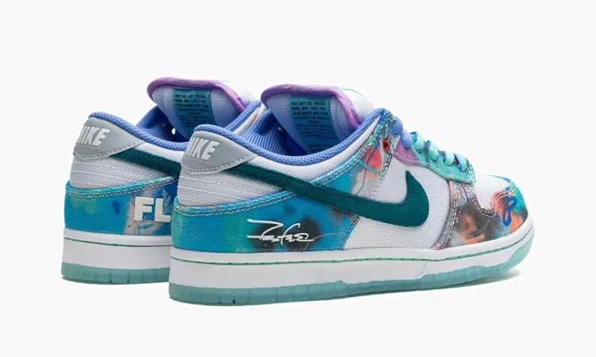 Кроссовки Dunk Low SB «Futura Laboratories - Bleached Aqua» разноцветный