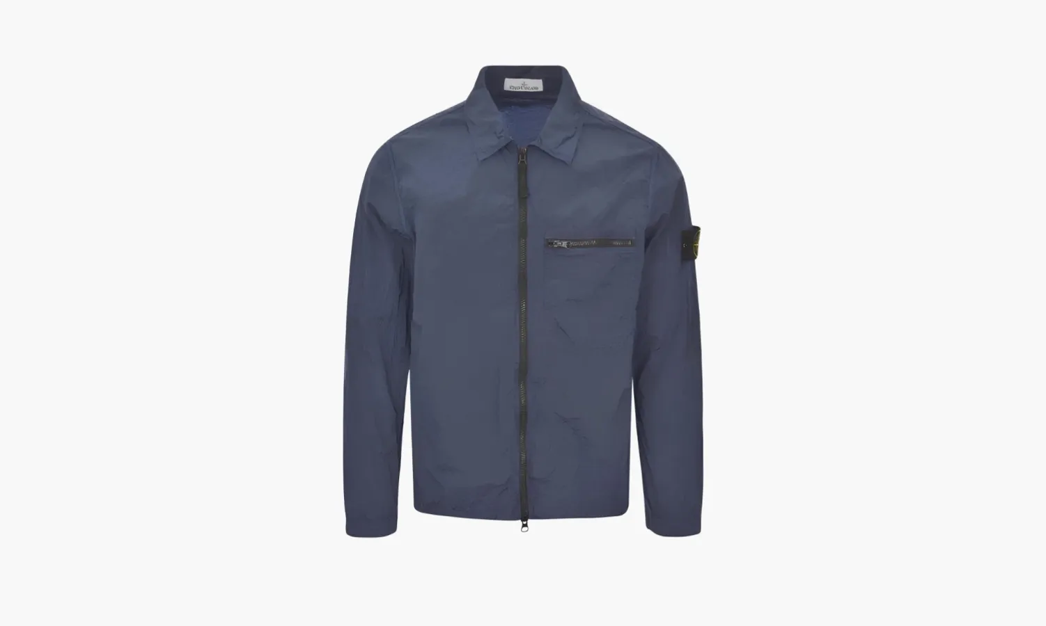 Stone Island Zip Shirt Jacket «Blue»