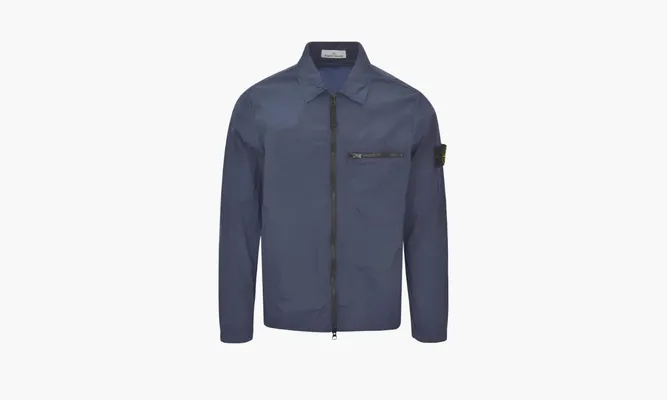 Одежда Stone Island Zip Shirt Jacket «Blue» синий