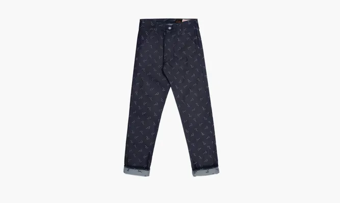 Одежда Evisu Logo Jeans «Denim» синий