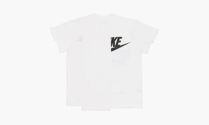 Одежда Nike X Sacai T-shirt Hybrid «White» белый