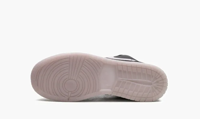 Кроссовки Air Jordan 1 Low GS «Black Iced Lilac» черный