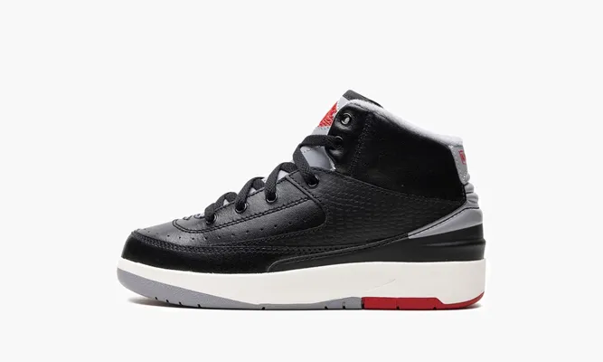 Для самых маленьких Air Jordan 2 Retro PS «Black Cement» белый