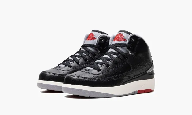 Для самых маленьких Air Jordan 2 Retro PS «Black Cement» белый