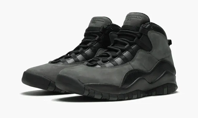 Кроссовки Air Jordan 10 Retro Bg «Shadow» черный
