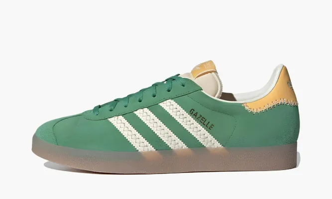 Кроссовки Adidas Gazelle «Preloved Green» зеленый