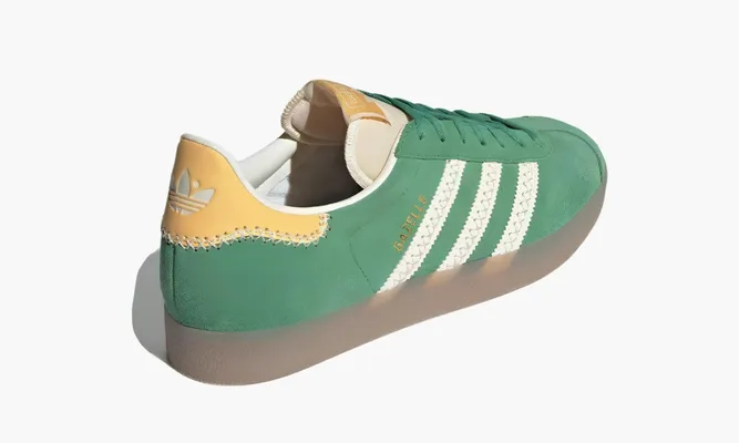 Кроссовки Adidas Gazelle «Preloved Green» зеленый