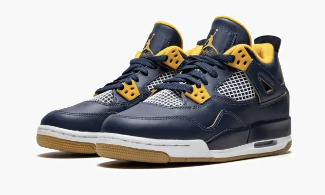 Кроссовки Air Jordan 4 Retro Bg синий