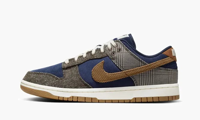 Кроссовки Nike Dunk Low «Tweed Corduroy» синий