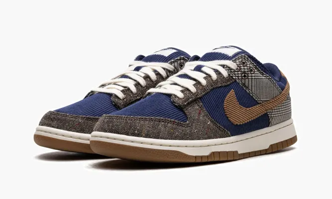 Кроссовки Nike Dunk Low «Tweed Corduroy» синий