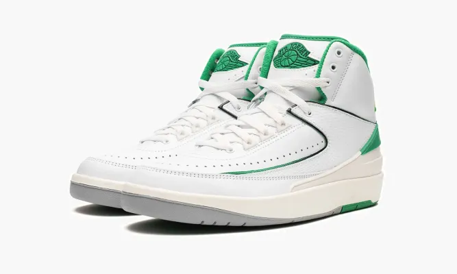 Кроссовки Air Jordan 2 GS «Lucky Green» белый