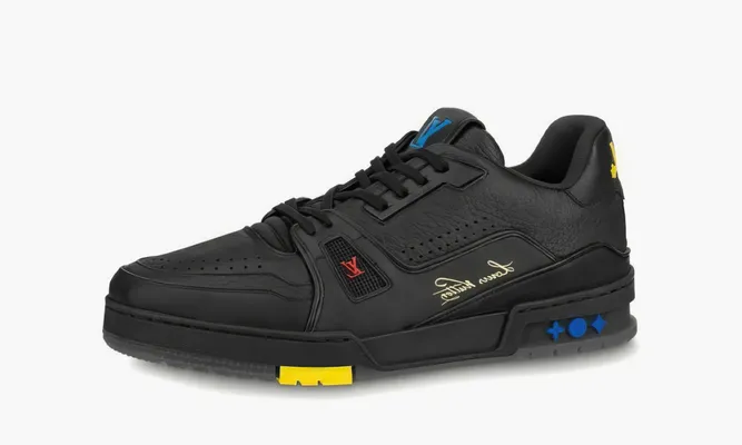 Кроссовки Louis Vuitton Trainer «Black» черный