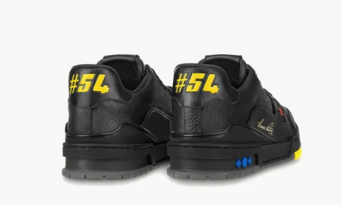 Кроссовки Louis Vuitton Trainer «Black» черный