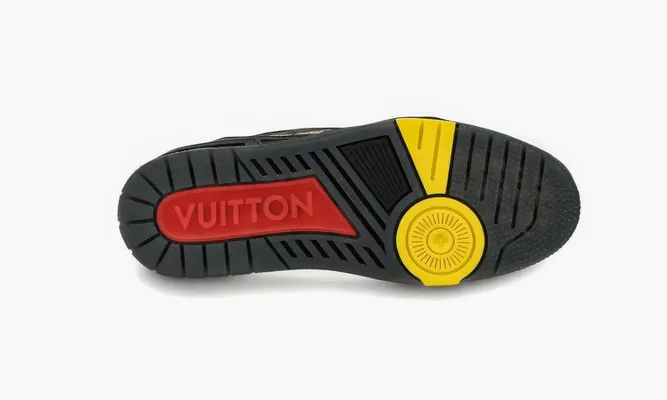 Кроссовки Louis Vuitton Trainer «Black» черный