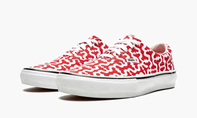Кроссовки Vans Skate Era «Supreme - Monogram S - Red» красный,белый