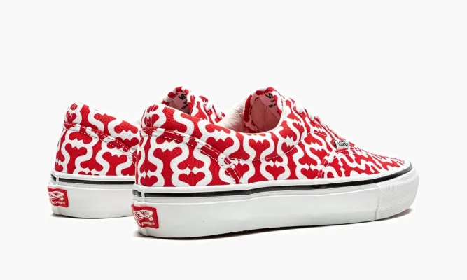 Кроссовки Vans Skate Era «Supreme - Monogram S - Red» красный,белый