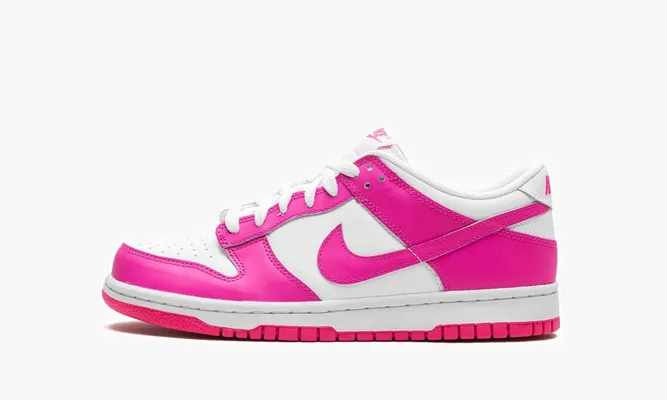 Кроссовки Nike Dunk Low GS «Laser Fuchsia» белый