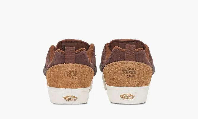 Кроссовки Vans Knu Skool «Brown» коричневый