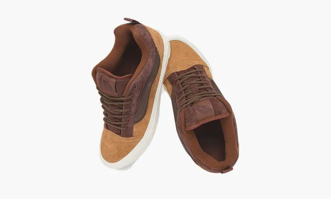 Кроссовки Vans Knu Skool «Brown» коричневый