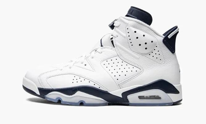 Кроссовки Air Jordan 6 Retro «Midnight Navy 2022» белый