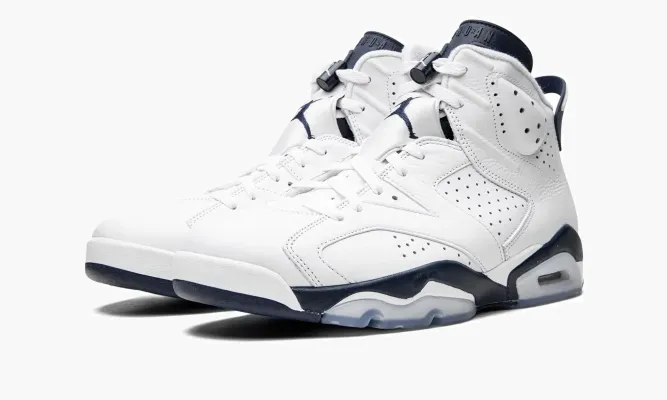 Кроссовки Air Jordan 6 Retro «Midnight Navy 2022» белый