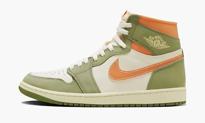 Кроссовки Air Jordan 1 High OG «Craft Celadon» зеленый