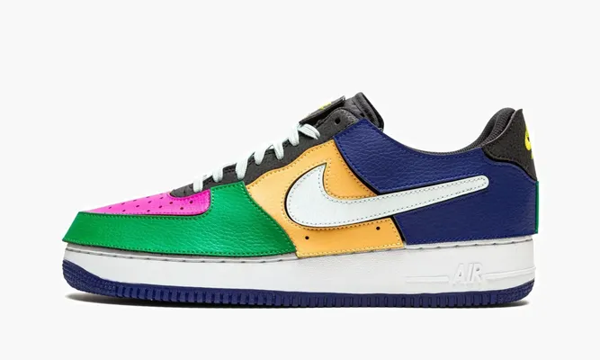 Кроссовки Air Force 1/1 «Black Multi Color» разноцветный