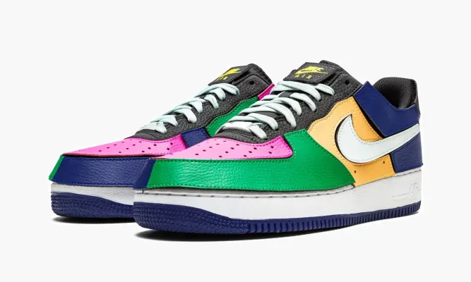 Кроссовки Air Force 1/1 «Black Multi Color» разноцветный