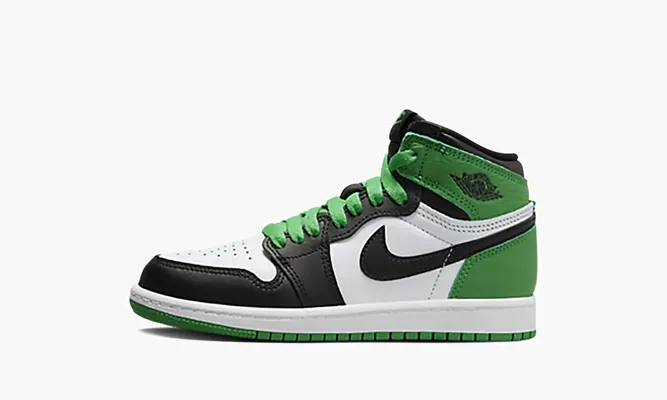 Для самых маленьких Air Jordan 1 PS «Lucky Green» черный