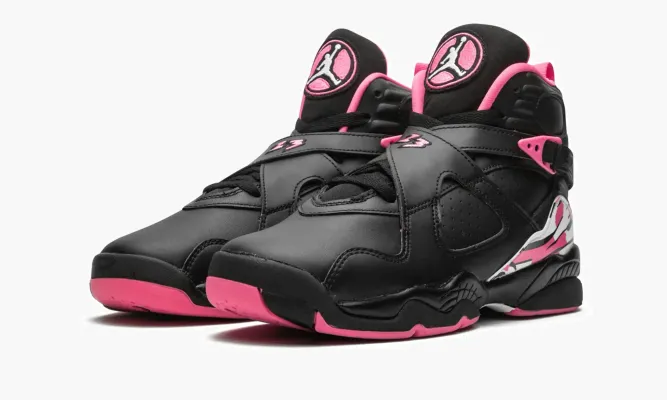 Кроссовки Air Jordan 8 Retro GS «Pinksicle» черный