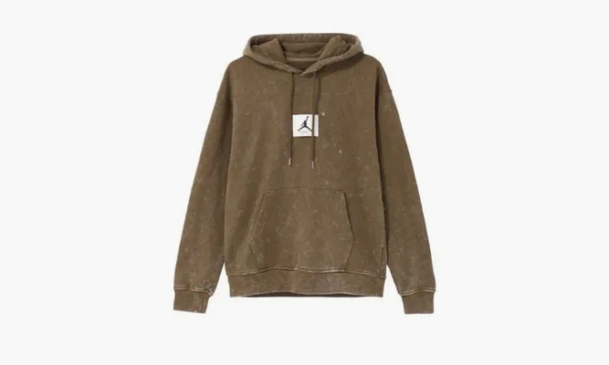 Одежда Jordan Athletic Hooded Pullover «Light Olive» зеленый