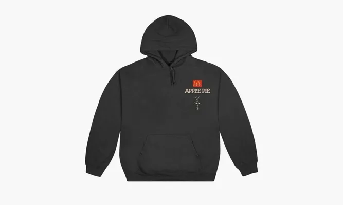 Одежда Cactus Jack by Travis Scott x McDonald's Apple Pie Hoodie 'Black' d1b8e210f85775c135adfde7bd60a12e