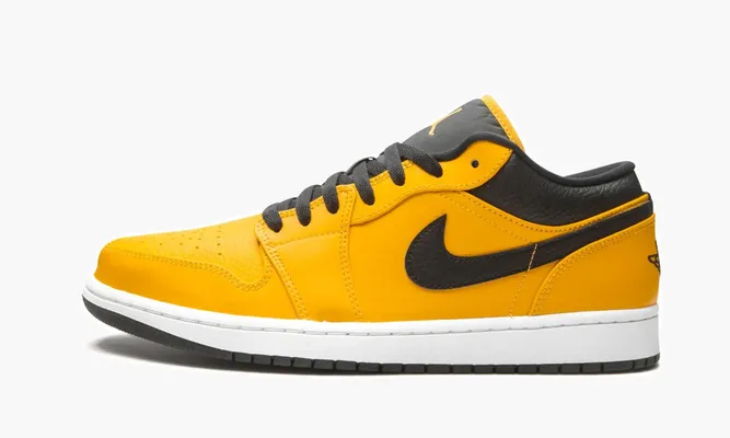 Кроссовки Air Jordan 1 Low «University Gold / Black» желтый