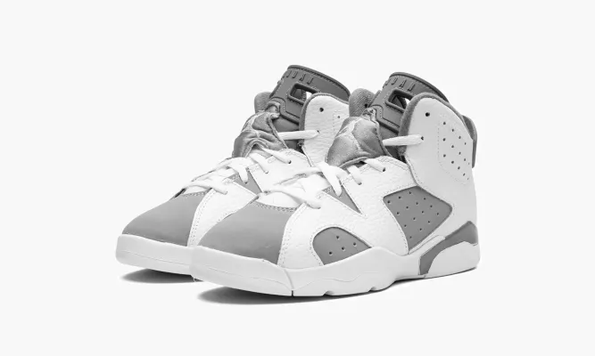 Для самых маленьких Air Jordan 6 PS «Cool Grey» белый