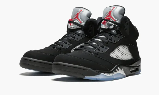 Кроссовки Air Jordan 5 Retro OG «Black / Metallic» черный