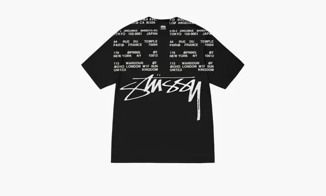 Одежда Stussy T-shirt «Black» черный