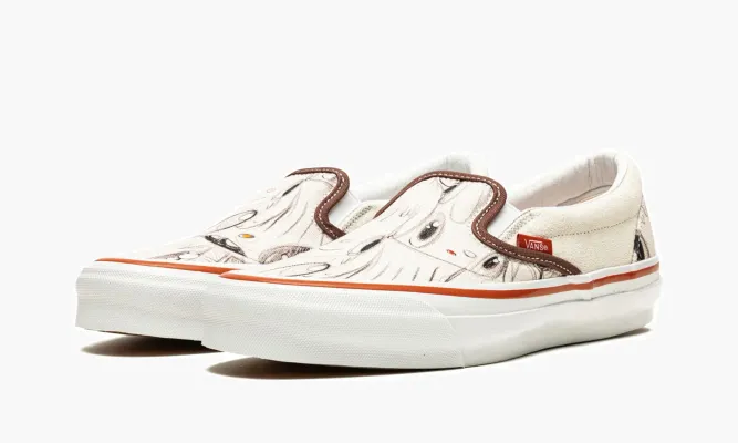Кроссовки Vans OG Classic Slip-on «Javier Calleja - Potting Soil» белый