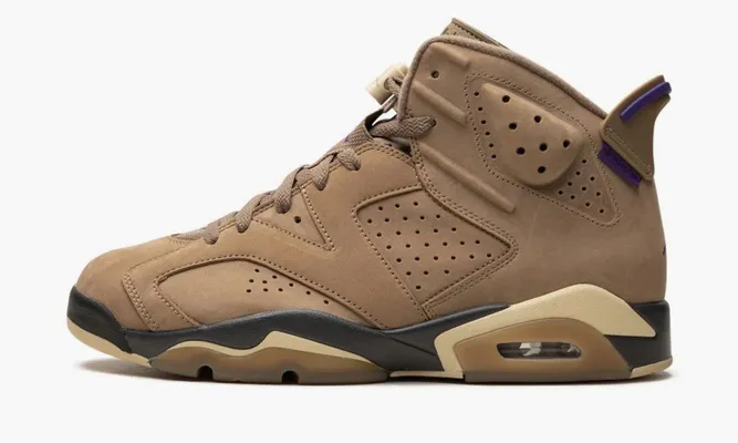 Кроссовки Air Jordan 6 Retro WMNS «Gore-tex Brown Kelp» коричневый
