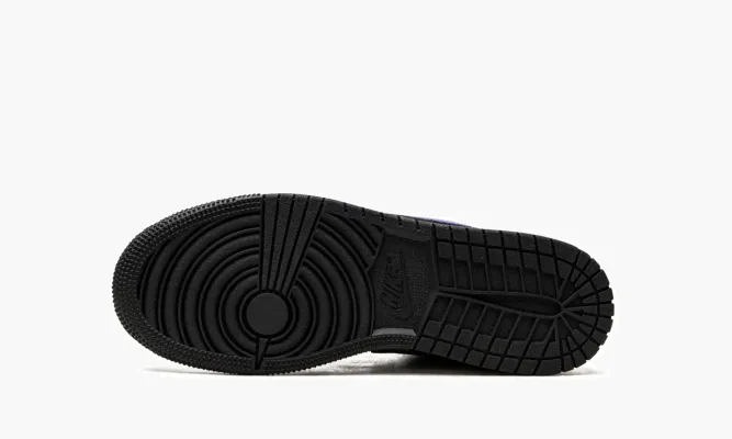 Кроссовки Air Jordan 1 Low GS «Lakers» черный