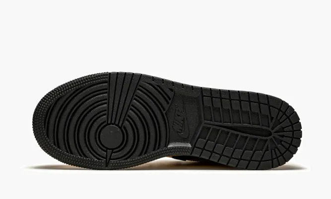 Кроссовки Air Jordan 1 Low GS «University Gold / Black» золотой