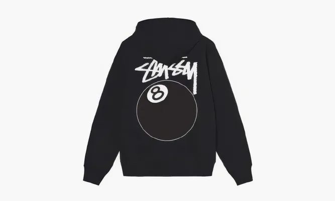 Одежда Stussy Ball Hoodie «Black» черный