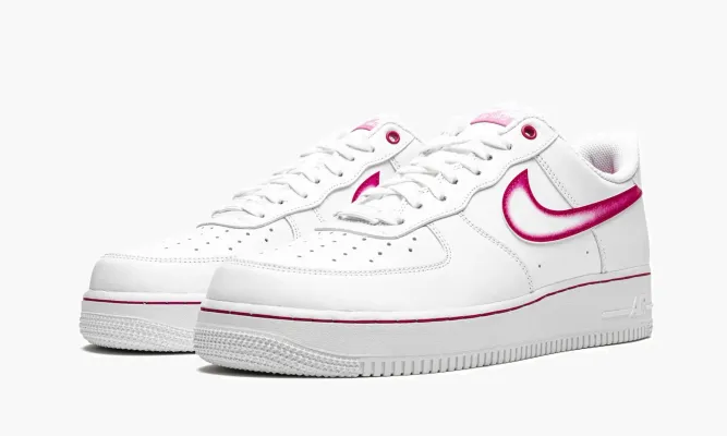 Кроссовки Air Force 1 '07 MNS WMNS «Airbrush - Pink» белый