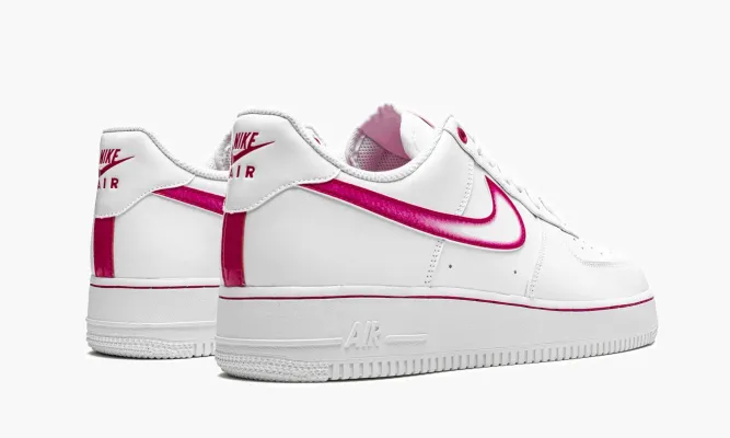 Кроссовки Air Force 1 '07 MNS WMNS «Airbrush - Pink» белый