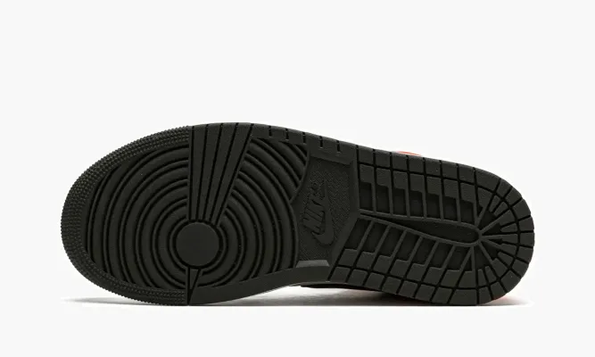 Кроссовки Air Jordan 1 Mid SE WMNS «Newsprint» черный