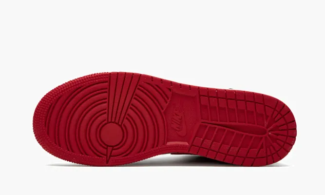 Кроссовки Air Jordan 1 Mid SE GS «Newspaper» черный